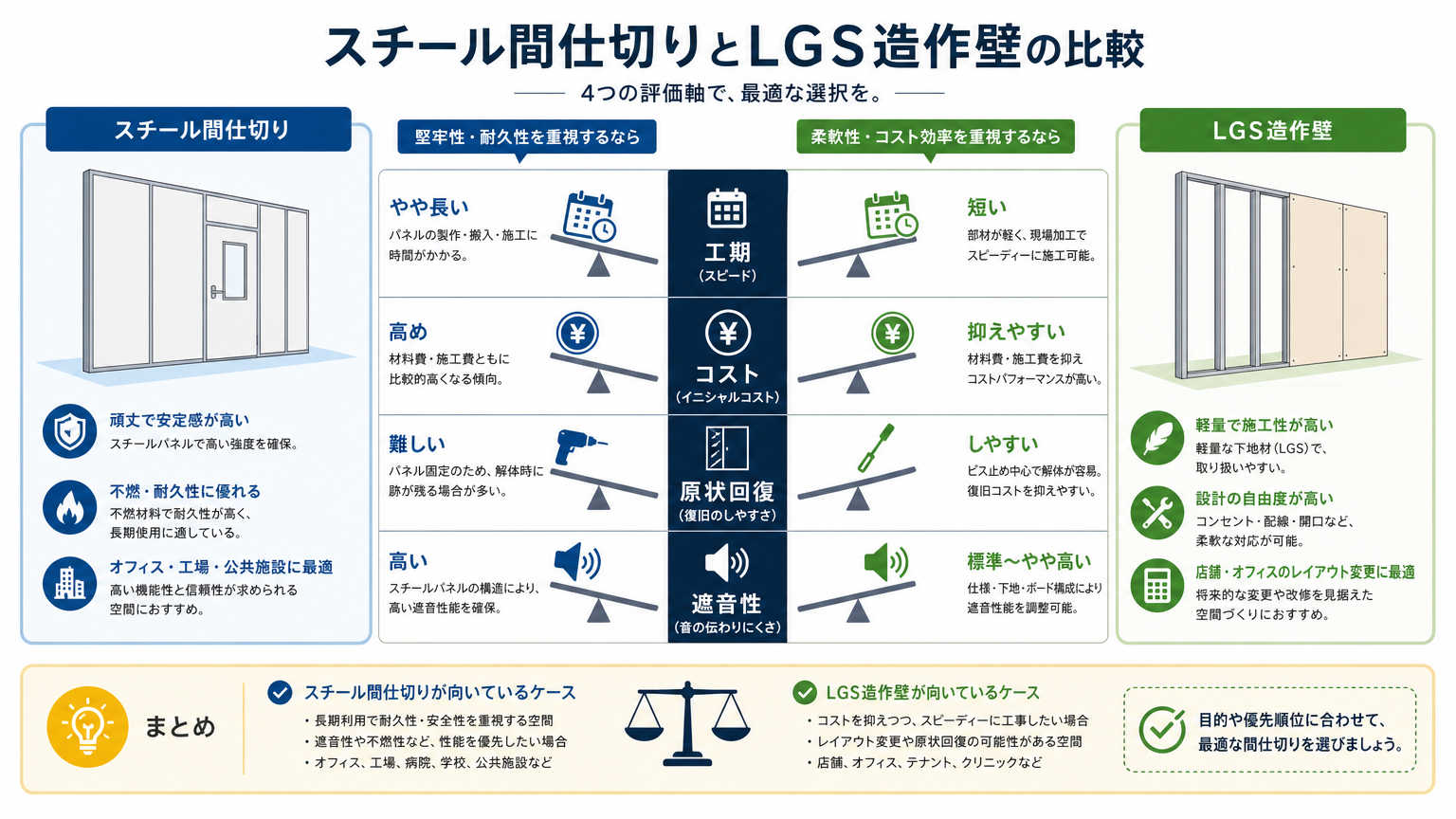 LGS造作壁との比較